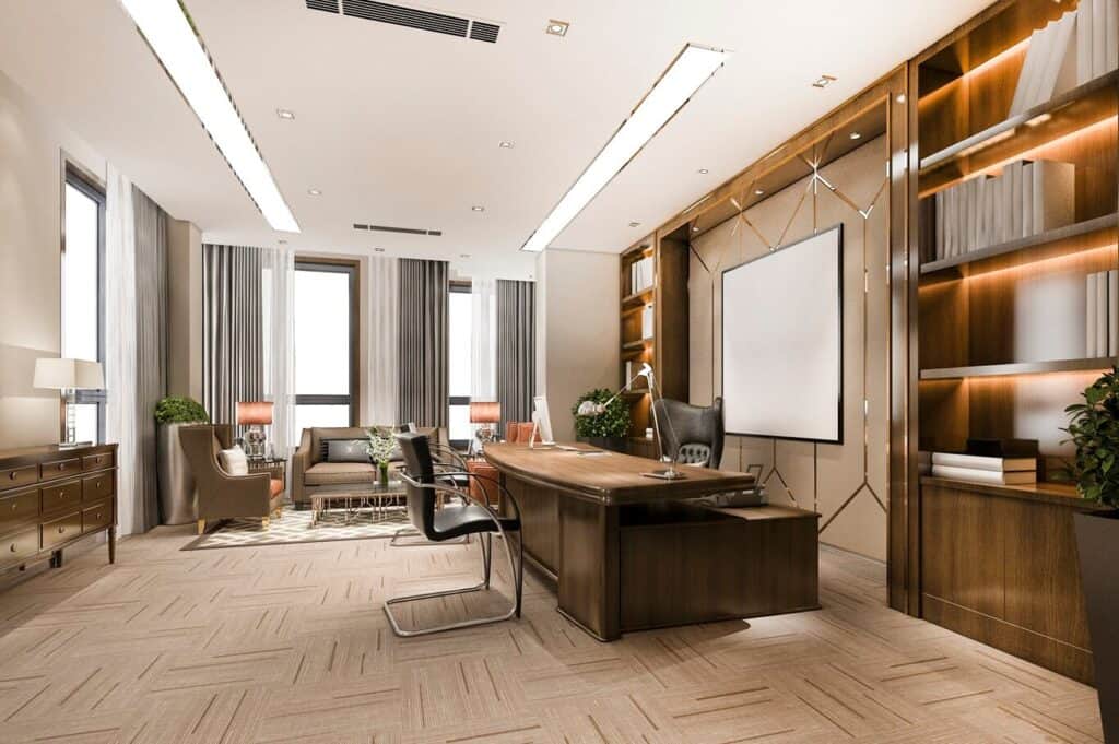Luxury Executive Office with Smart Design